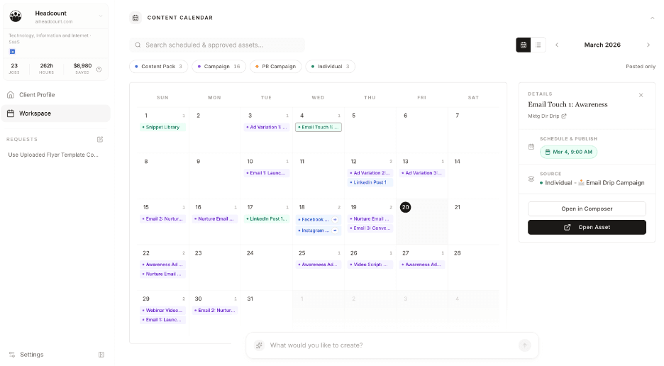 An image of Dreelio's dashboard