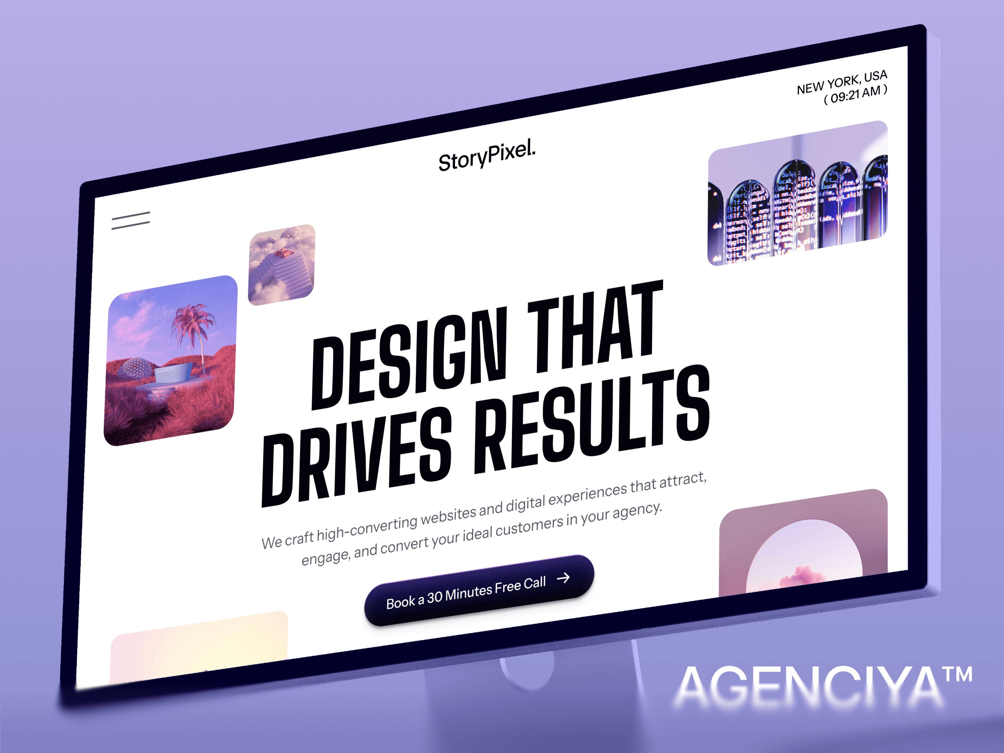 framer creative agency template