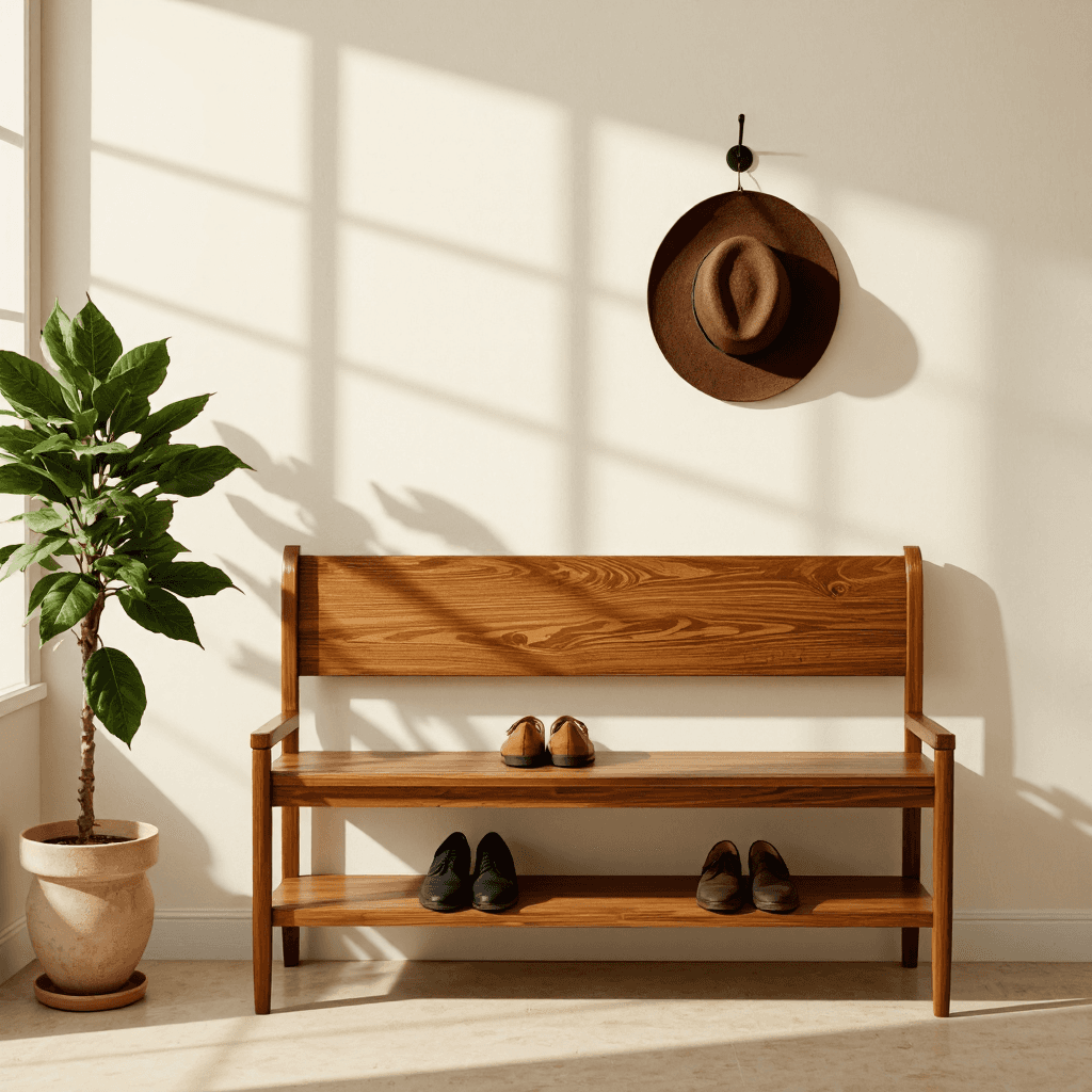product photography of Entryway furniture set
