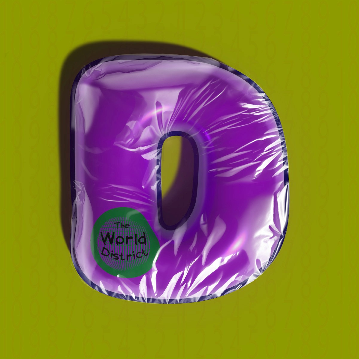 Bubble D wraped in plastic