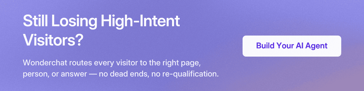 Still Losing High-Intent Visitors?