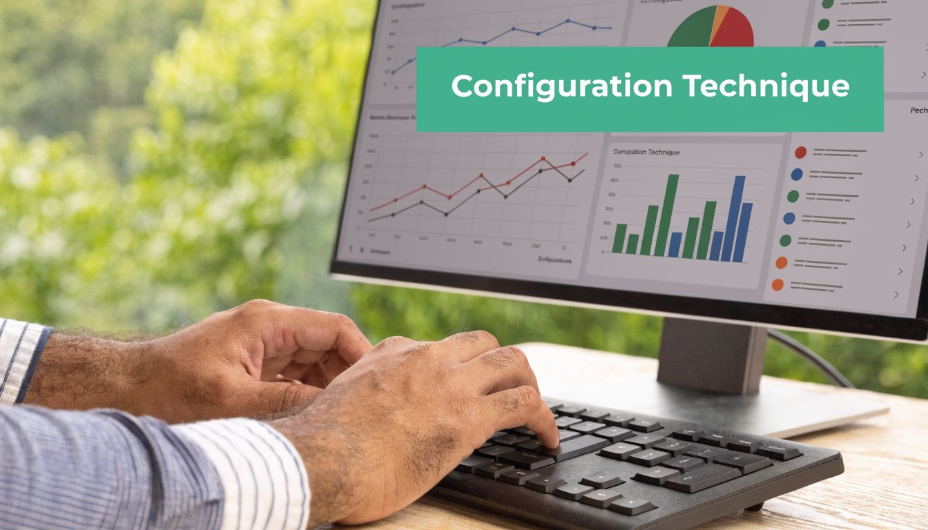 Une personne utilisant un clavier pour travailler sur des analyses de données avec des graphiques statistiques affichés