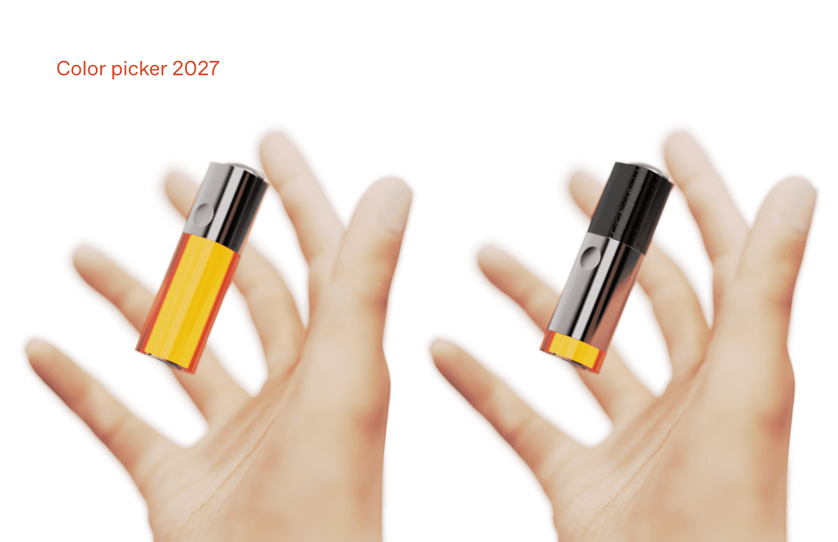 Compact colour-picking tool — 2027 exploration