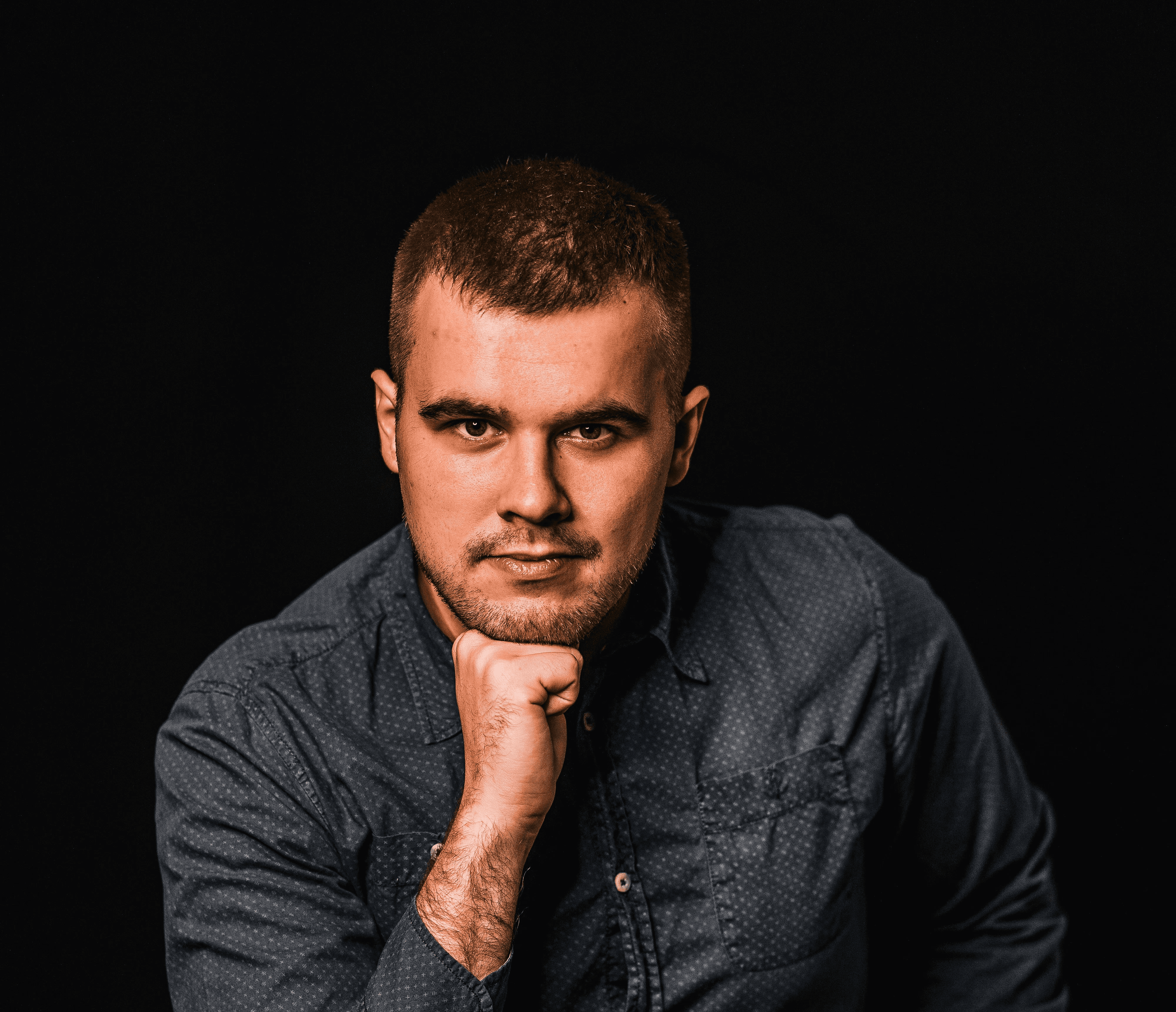 man sitting on chair