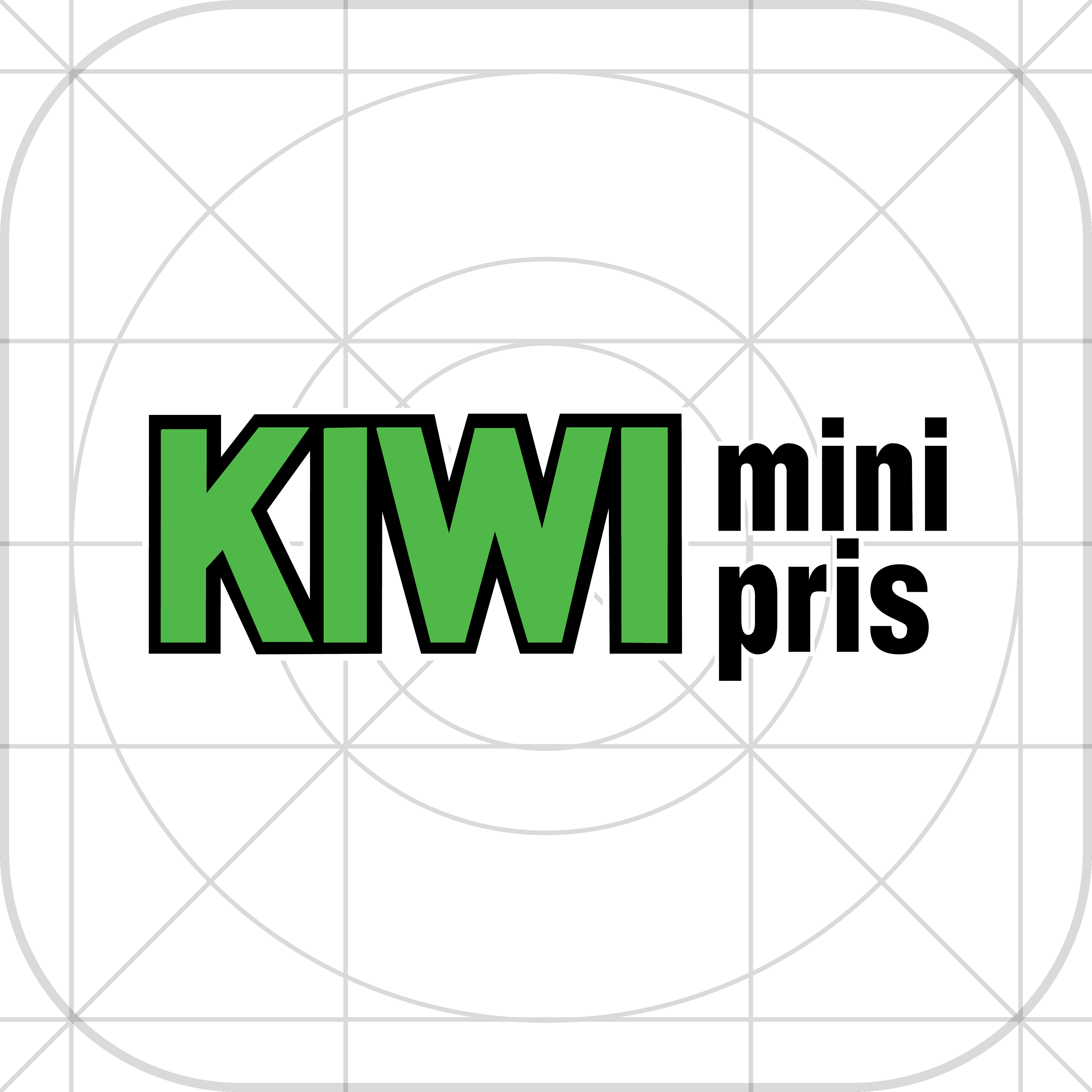 KIWI mini pris app logo.