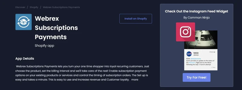 Webrex_Subscriptions_Payments