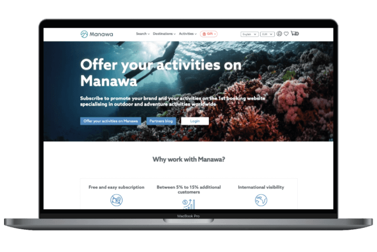 manawa registration page