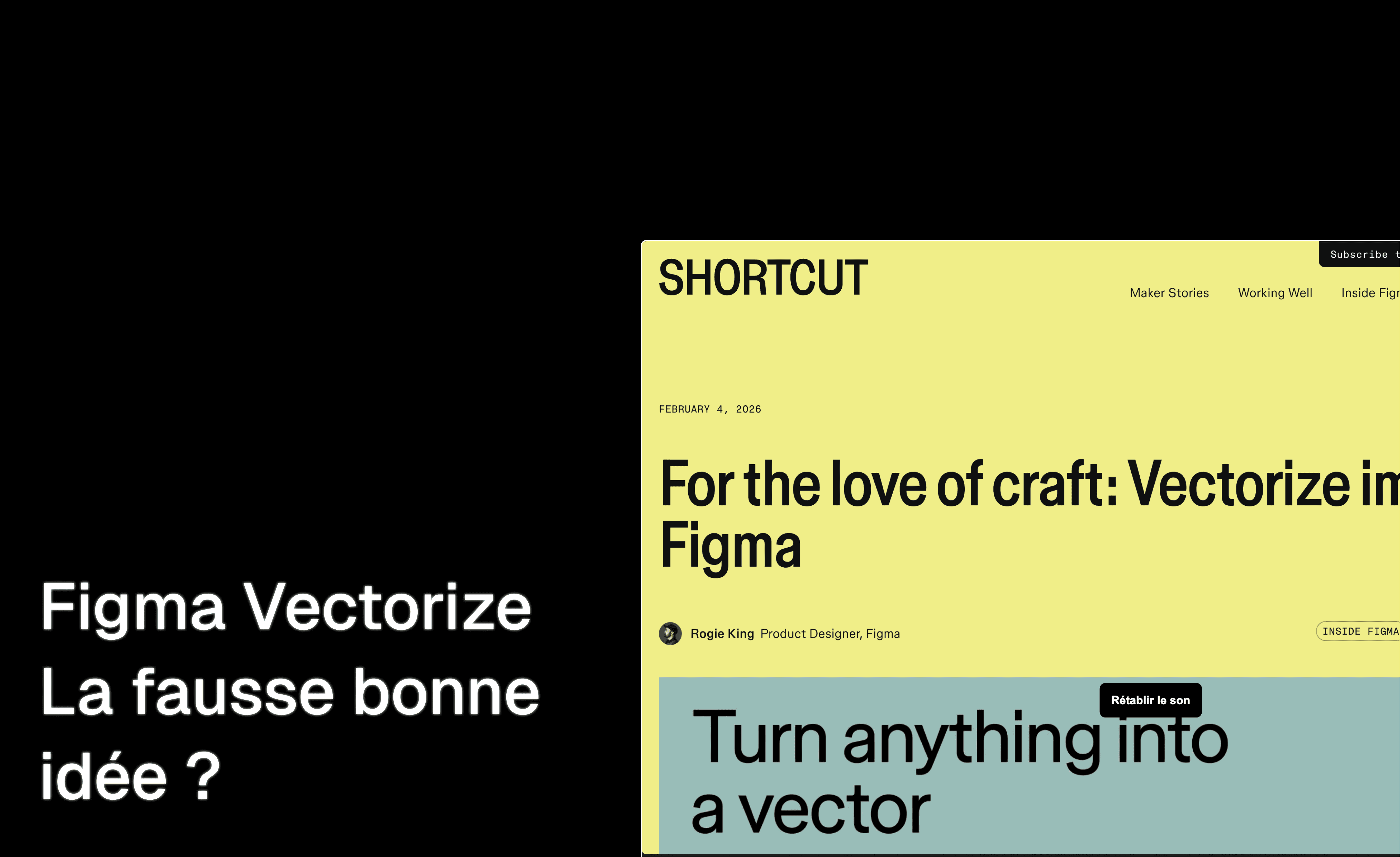 Miniature de l'article "Figma Vectorize, la fausse bonne idée"