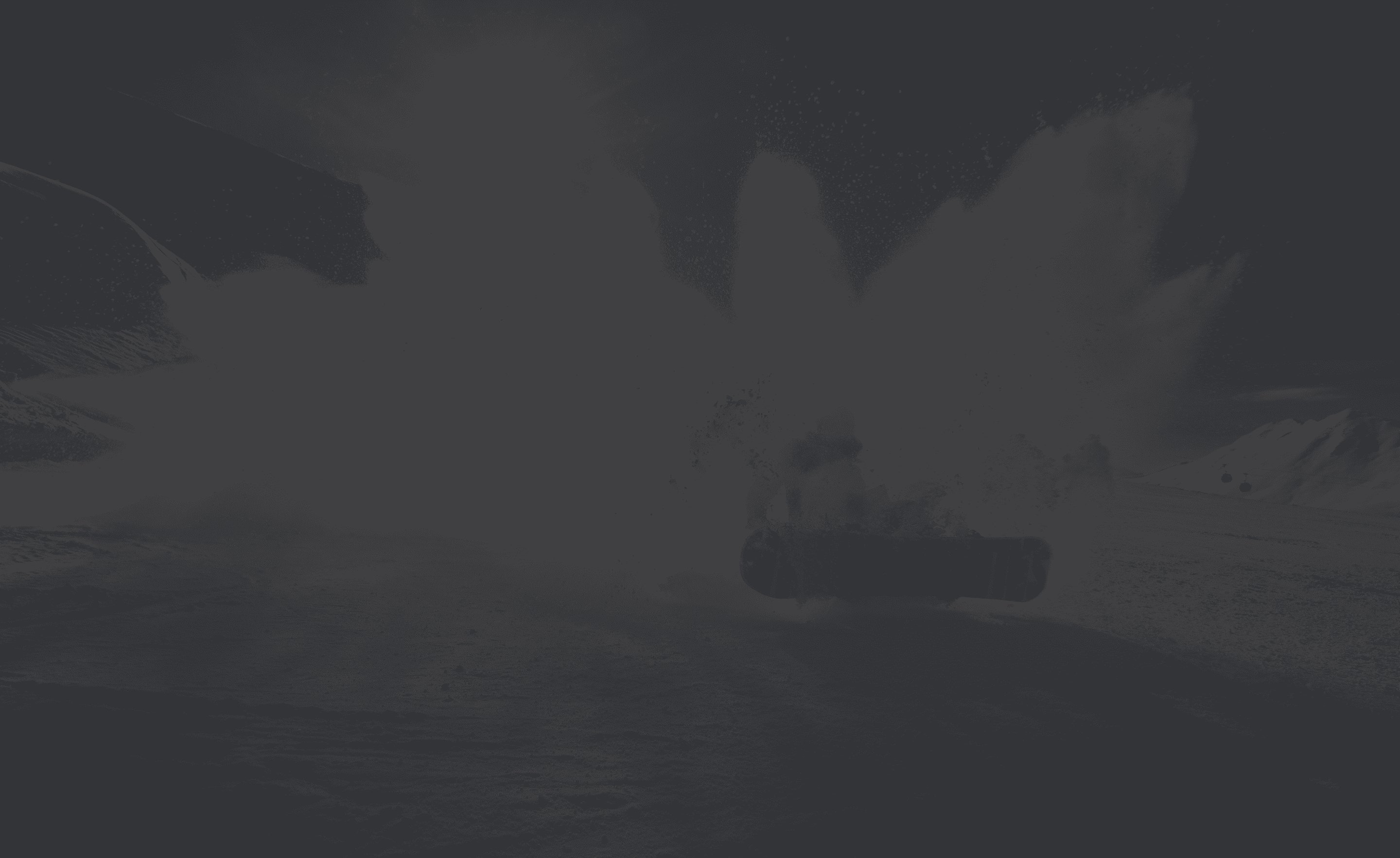 Someone snowboarding