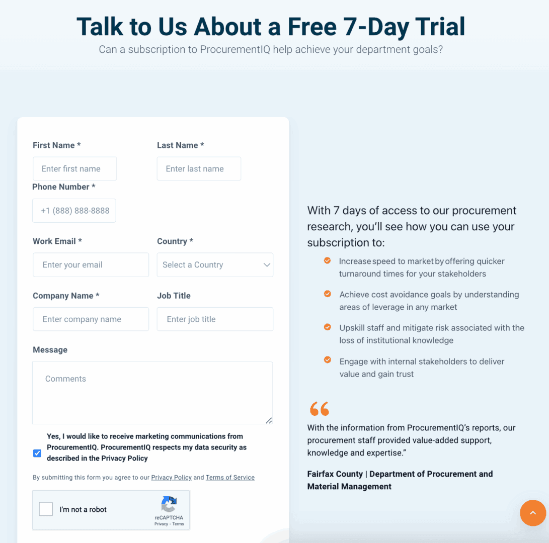 Marketing Spotlight: Procurement IQ