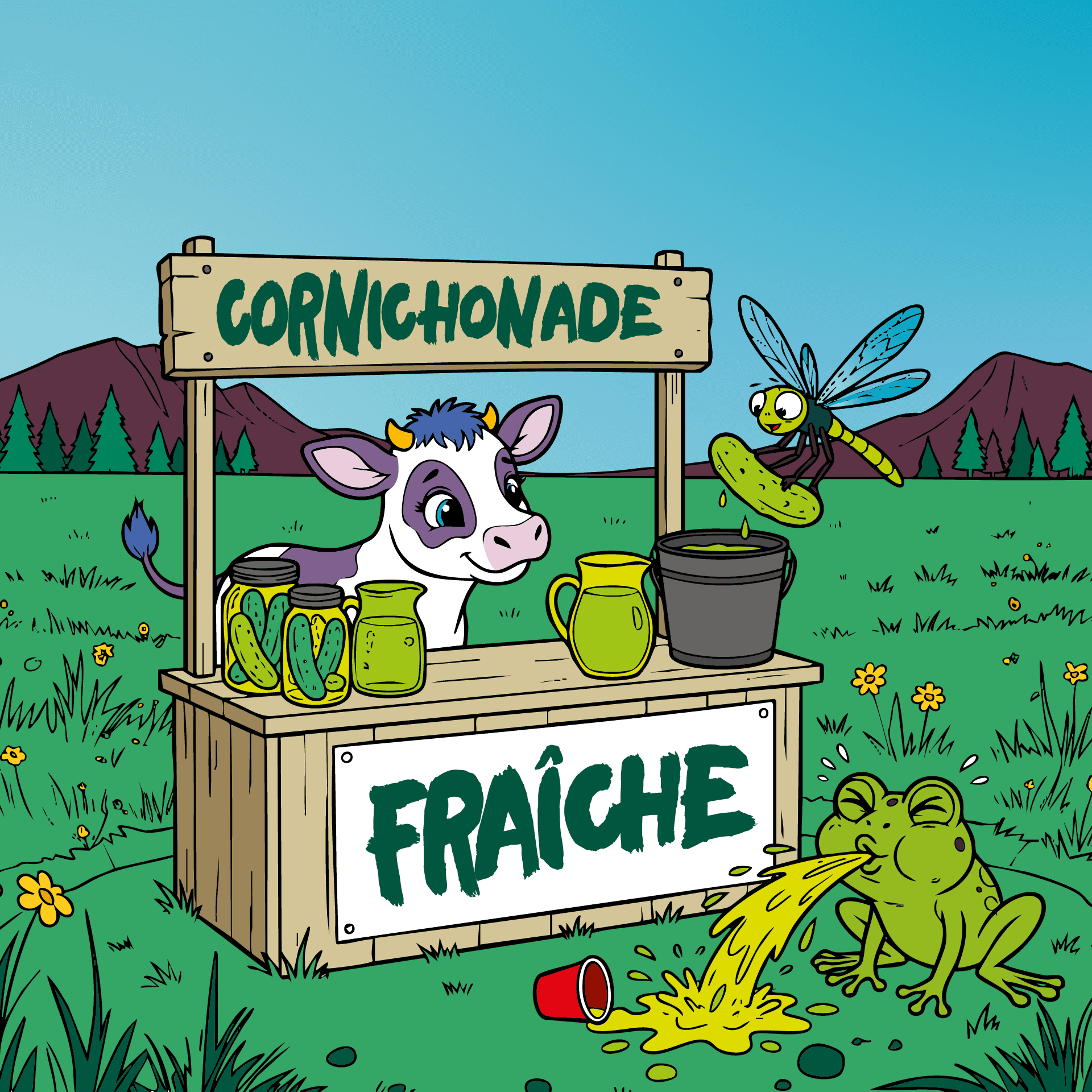 Moozyy prépare une cornichonade