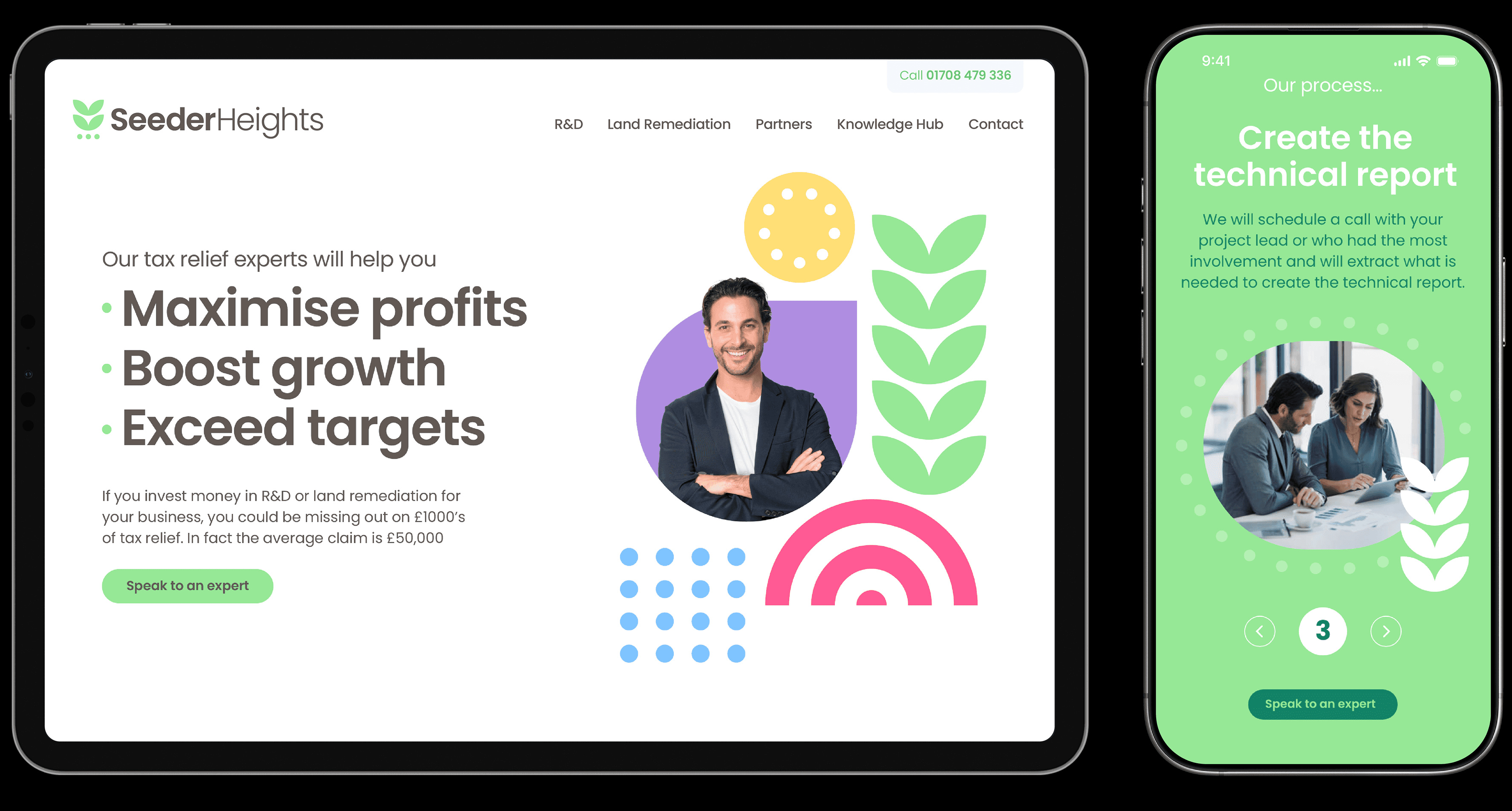 Branding & Website design for an accountant