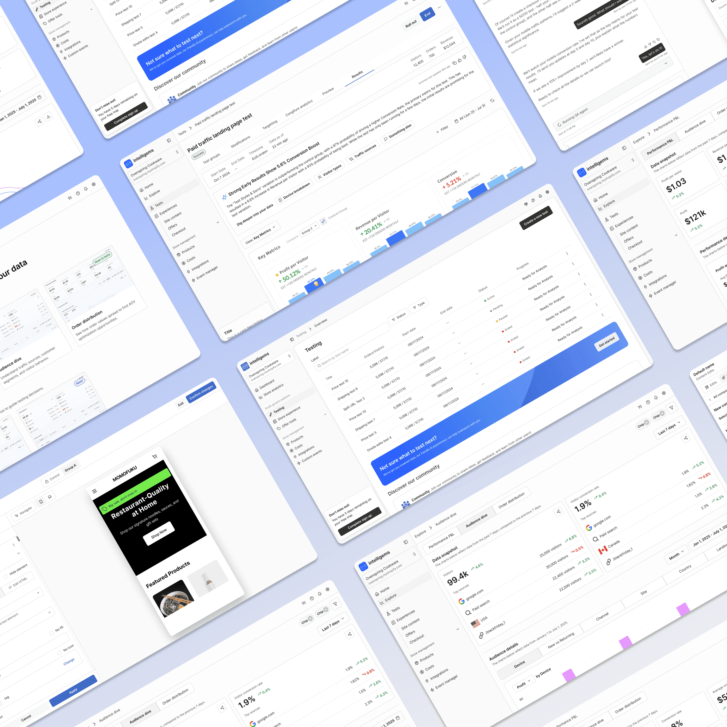 Intelligems screen gird