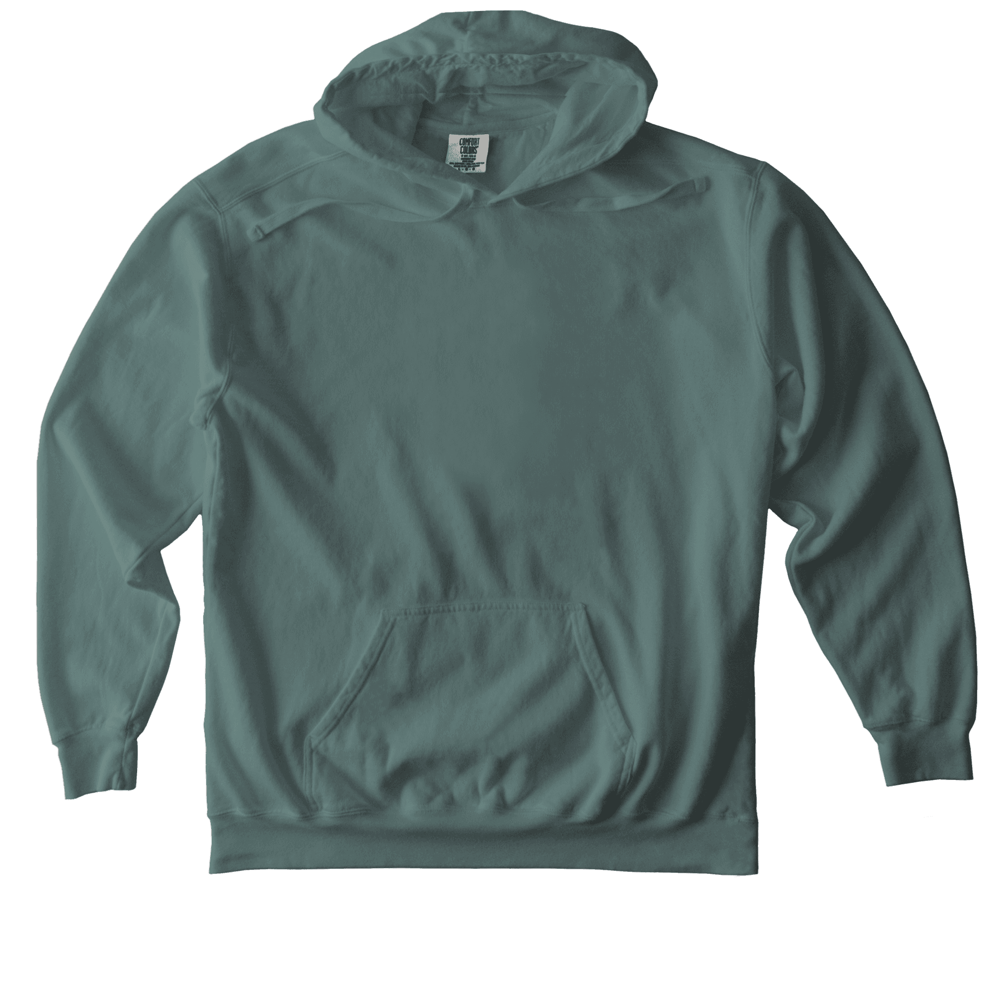 Seafoam green hooded sweatshirt. Perfect for layering or wearing on its own.