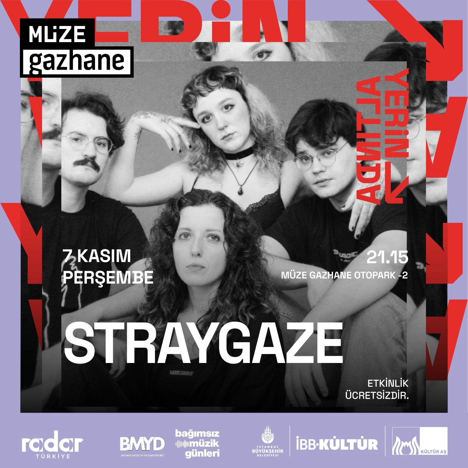 Starygaze Konser Yerin Altında Bağımsız Müzik Günleri BMYD Müze Gazhane