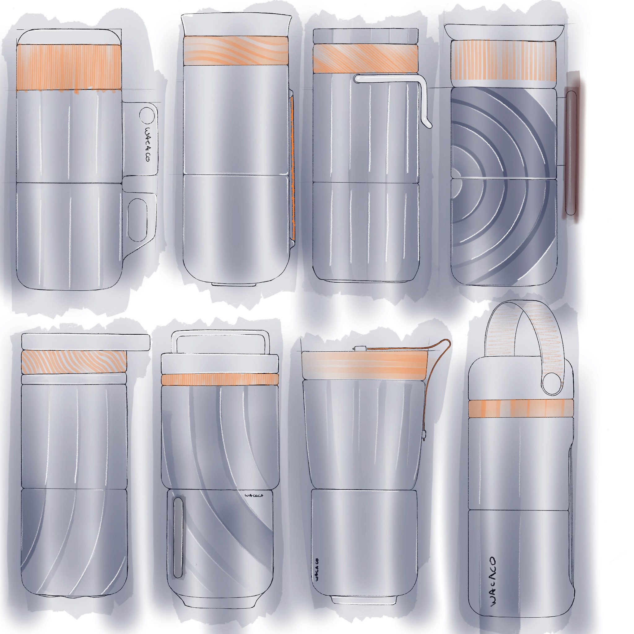 Further detail iterations performed on 2 selected concepts
