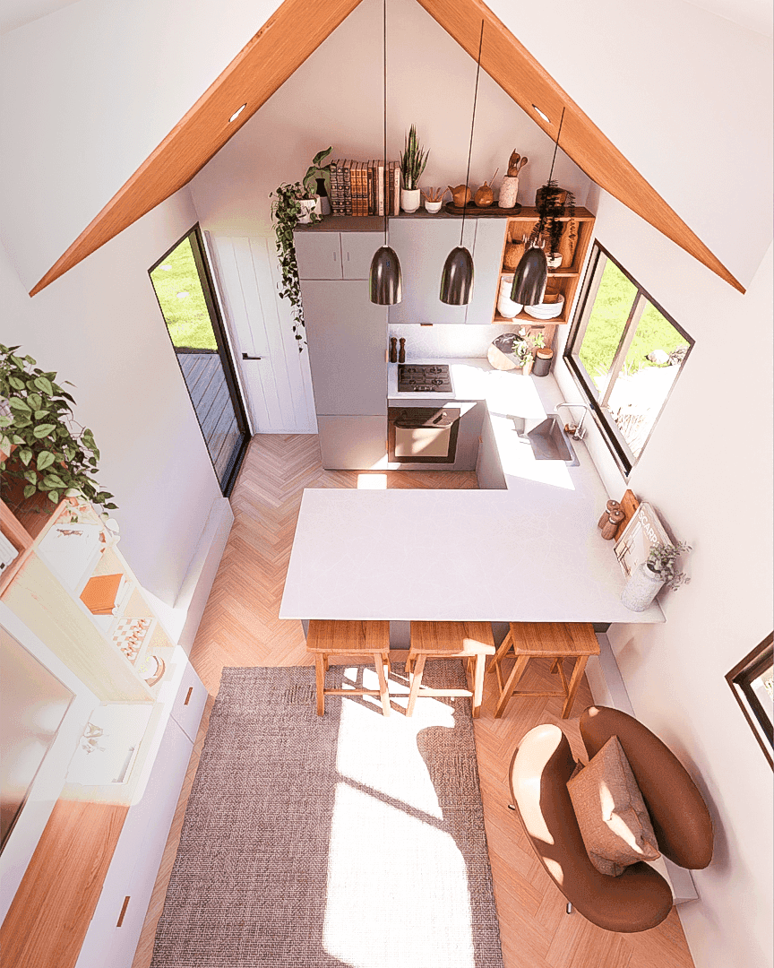 Rocky Mountain Tiny House cozt Interior