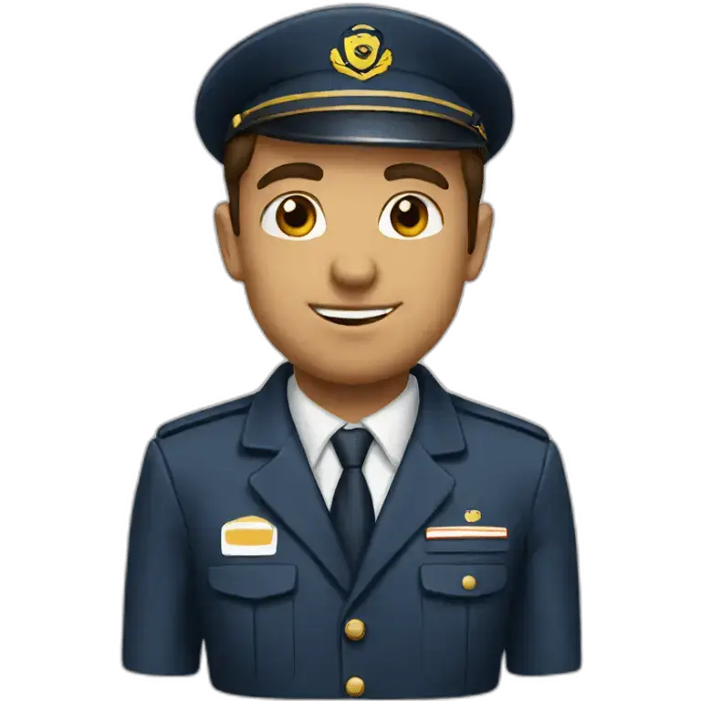 Emoji eines Piloten