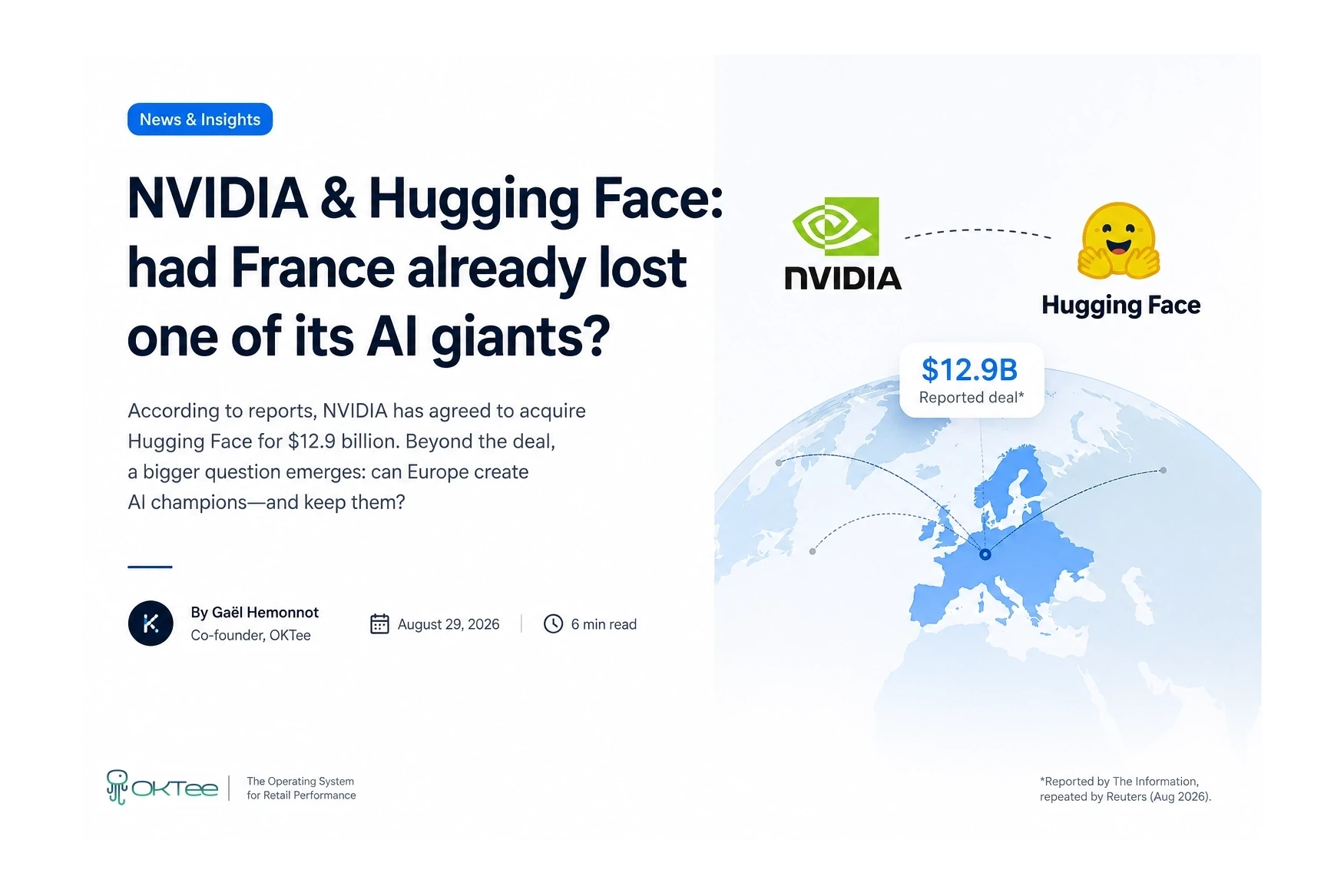 NVIDIA and Hugging Face – reported $12.9B acquisition and the future of European AI