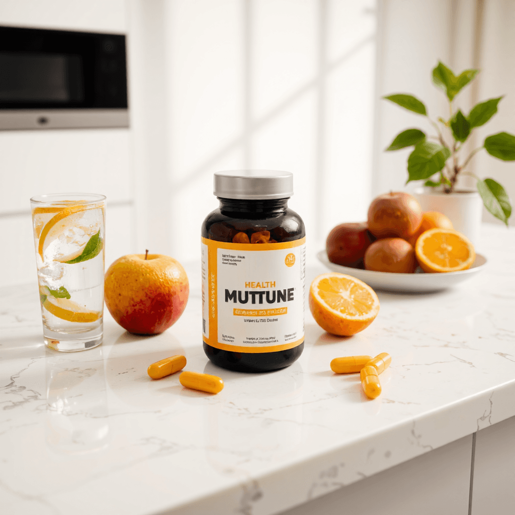 product photography of bottle of supplement pills