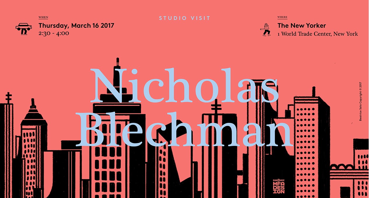nicholas blechman event banner