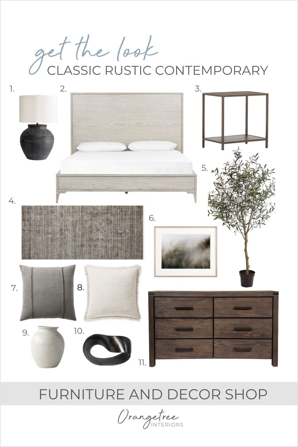 Rustic Contemporary Bedroom