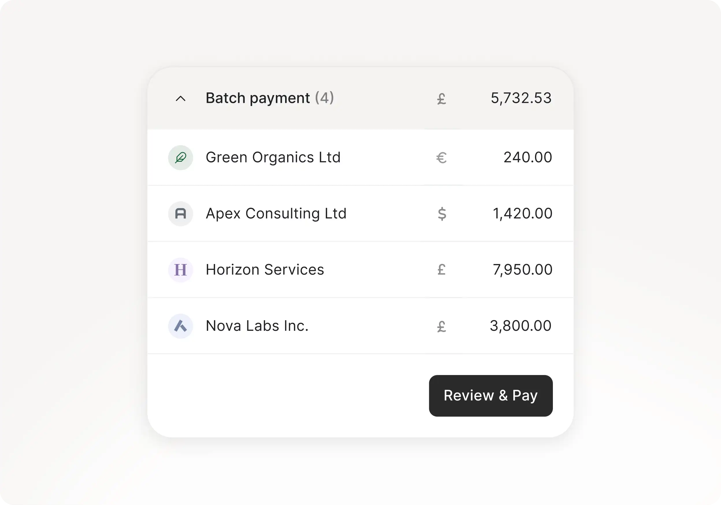 Pay supplier invoices instantly