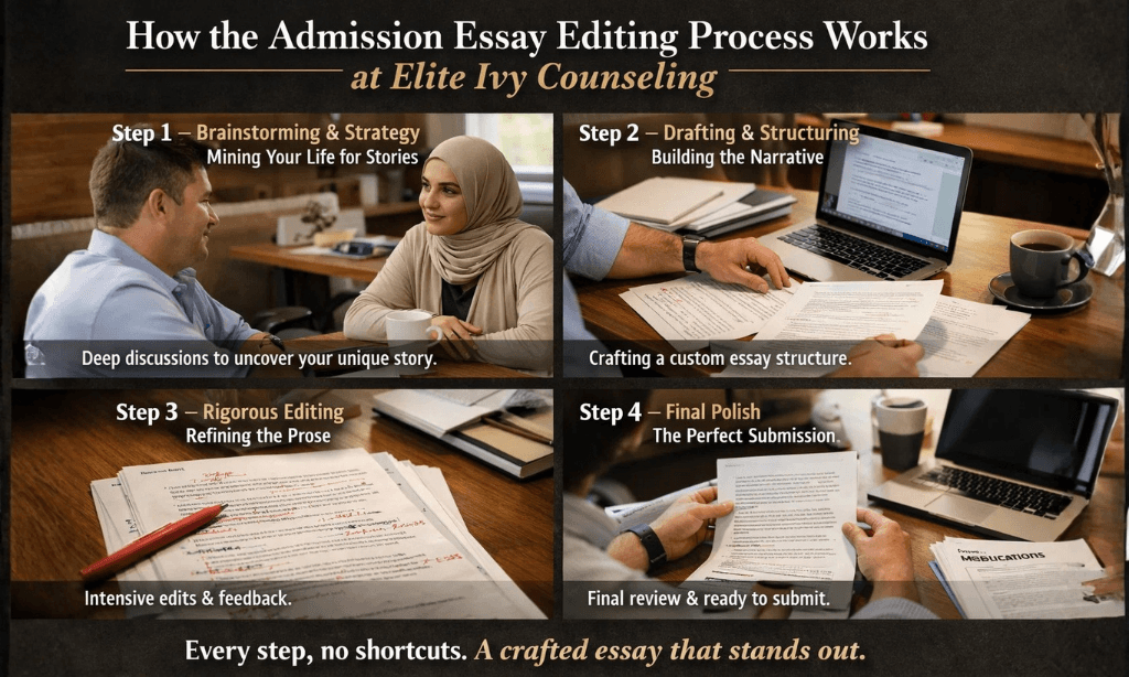 How Does the Admission Essay Editing Process Work