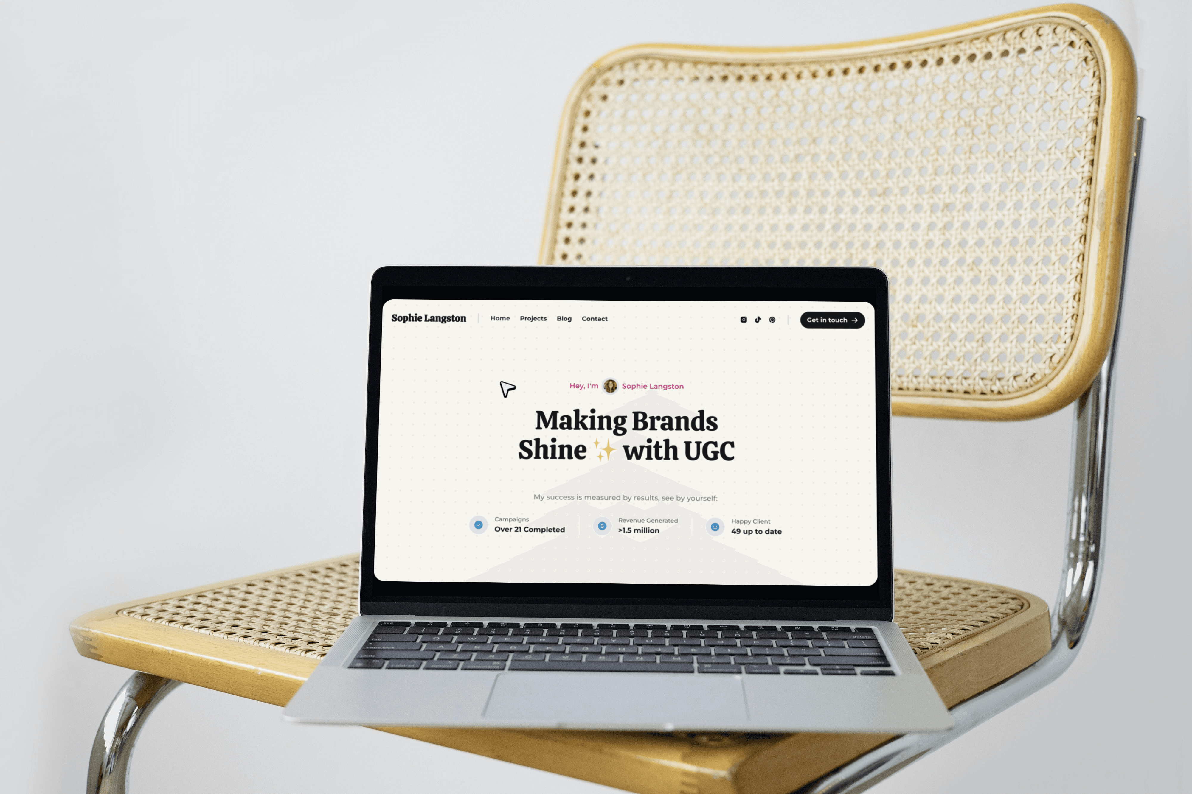 Landingpage ontwerp voor een startup in de gezondheidszorg — gericht op vertrouwen en eenvoud