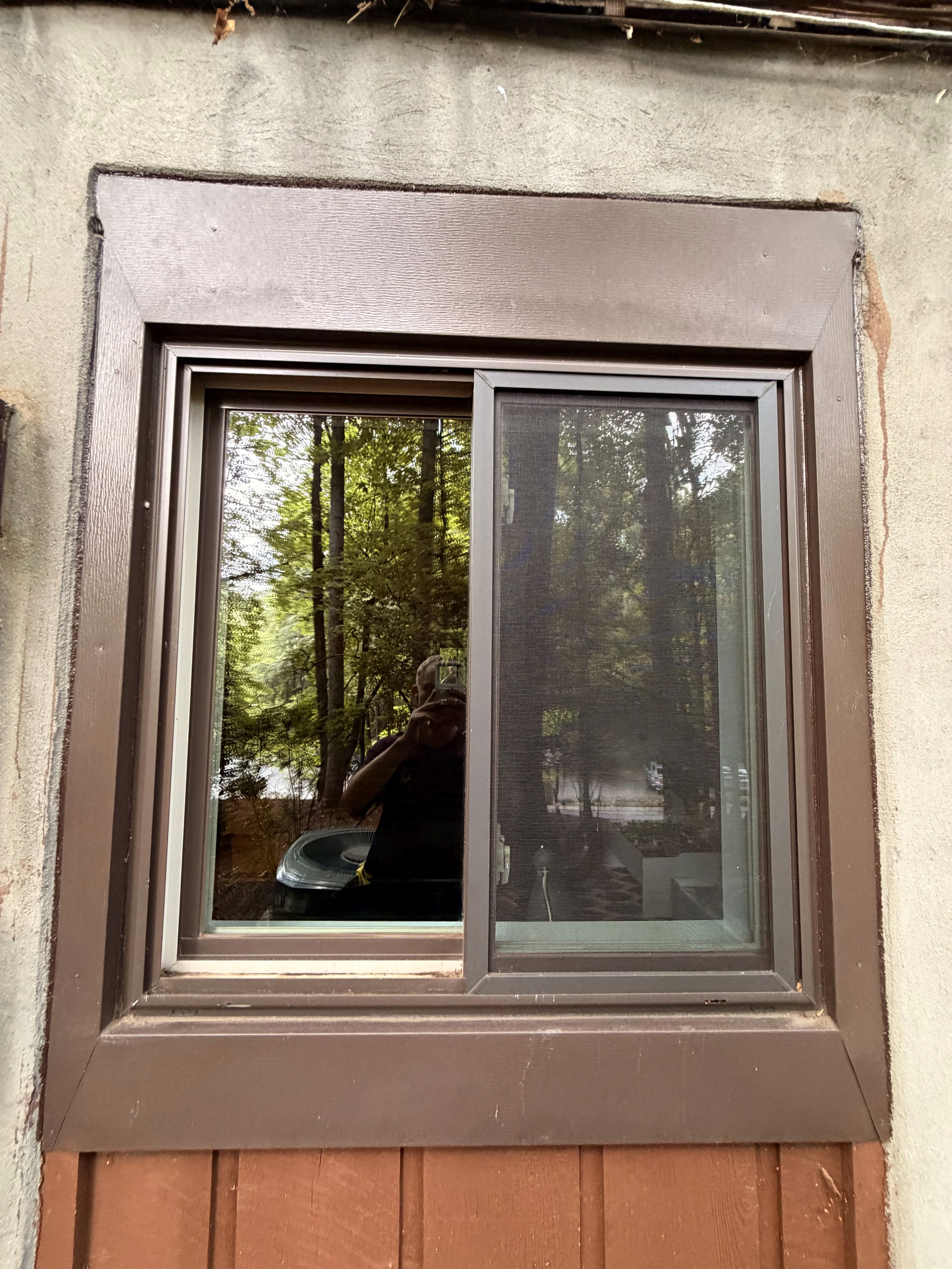 Silverview window cleaning before and after photo