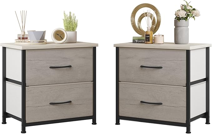 Greige nightstand – A stylish and functional furniture piece, perfect for any modern home.