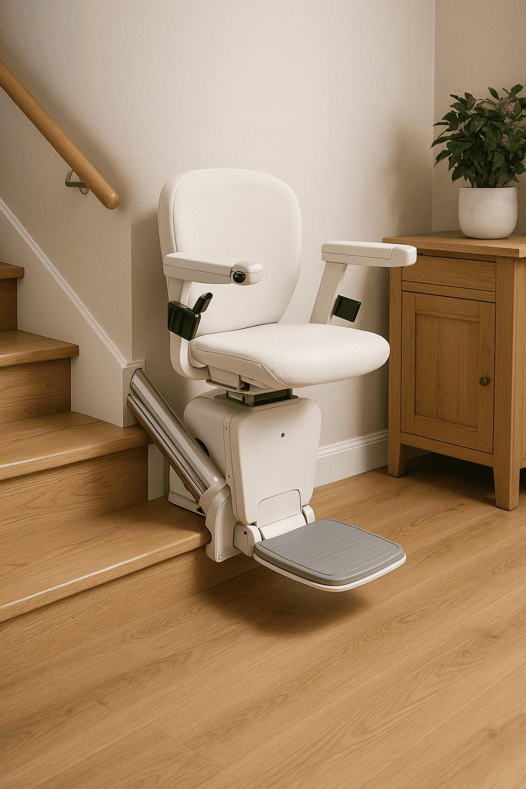 Monte-escalier à Chambéry – installation pour personne à mobilité réduite