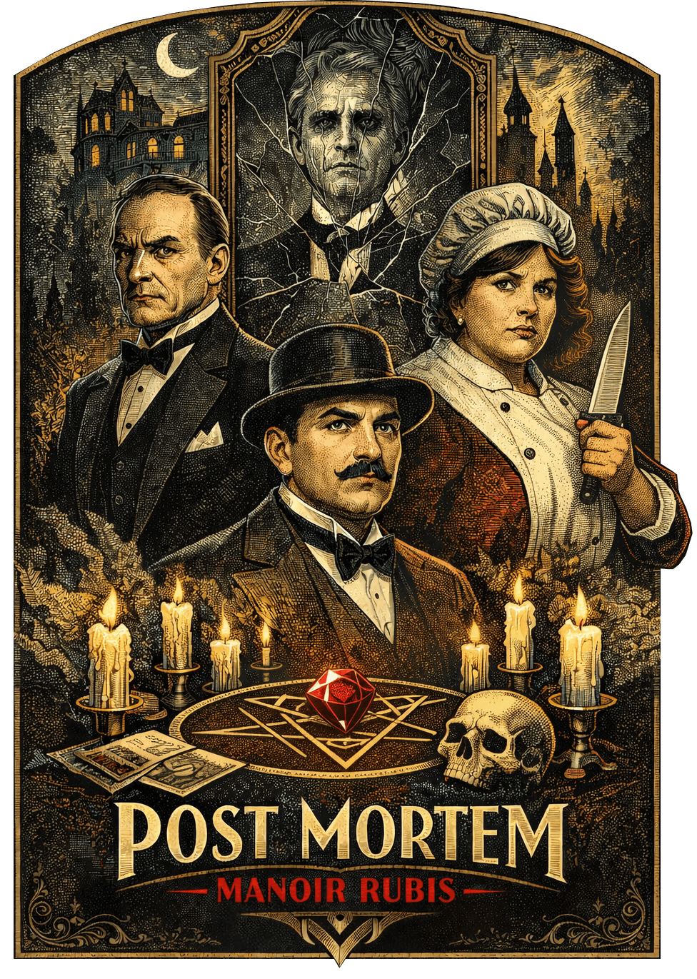 Groupe de joueurs ayant joué une murder party sur le thème western