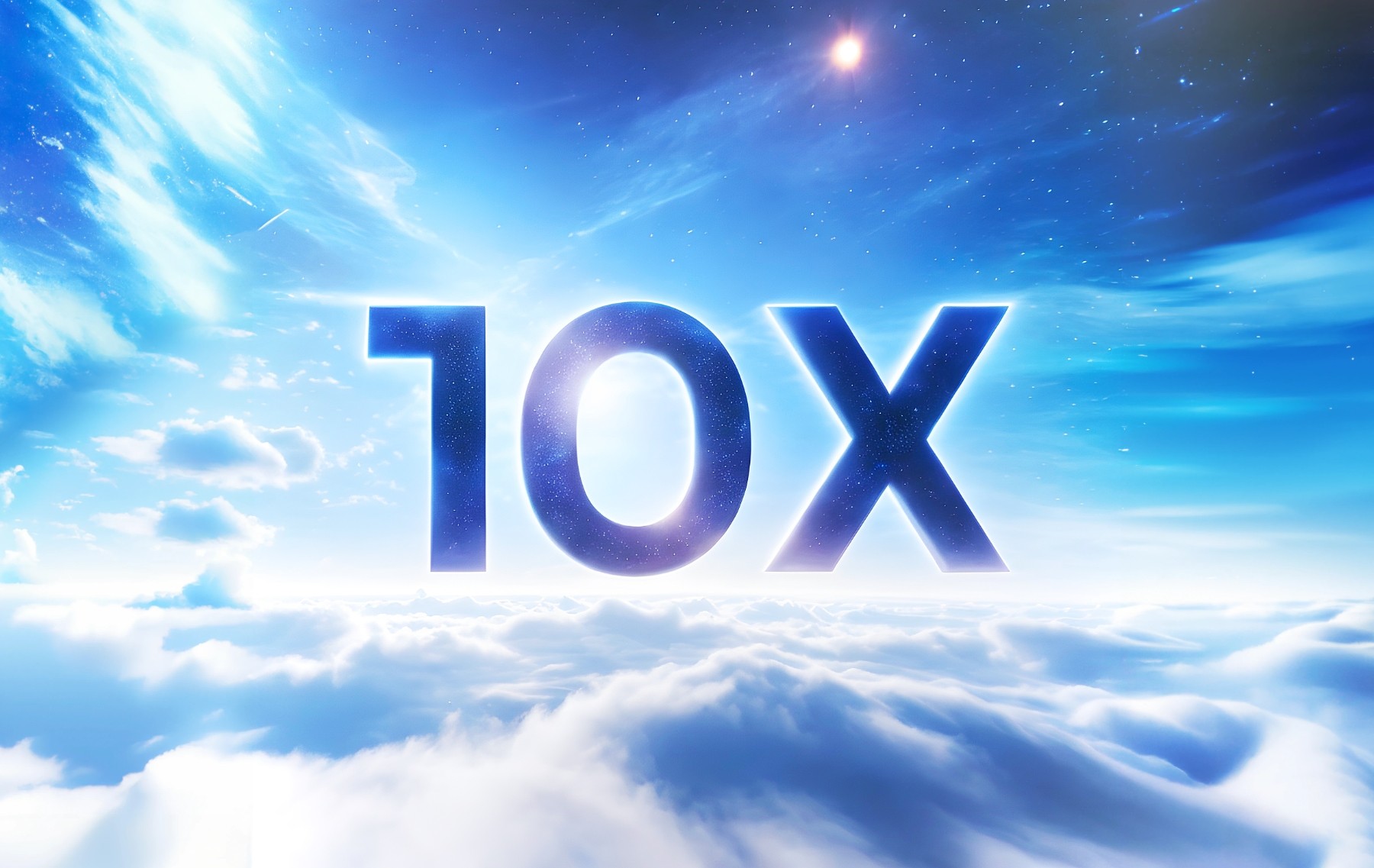 "10X" in the sky