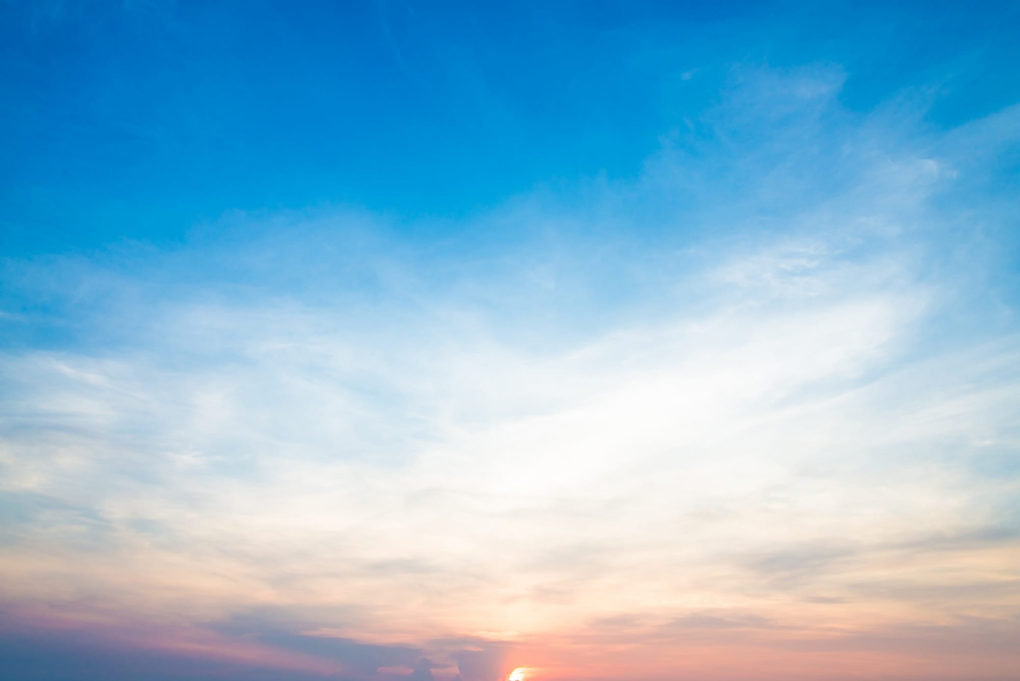 Blue sky background