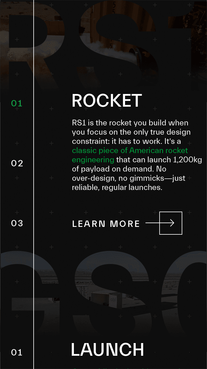 ABL Space Systems Homepage company - rocket mobile.