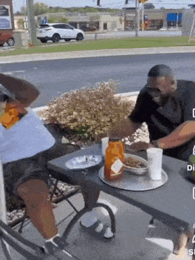 Man Falls, Creates Hilarious Table Mess