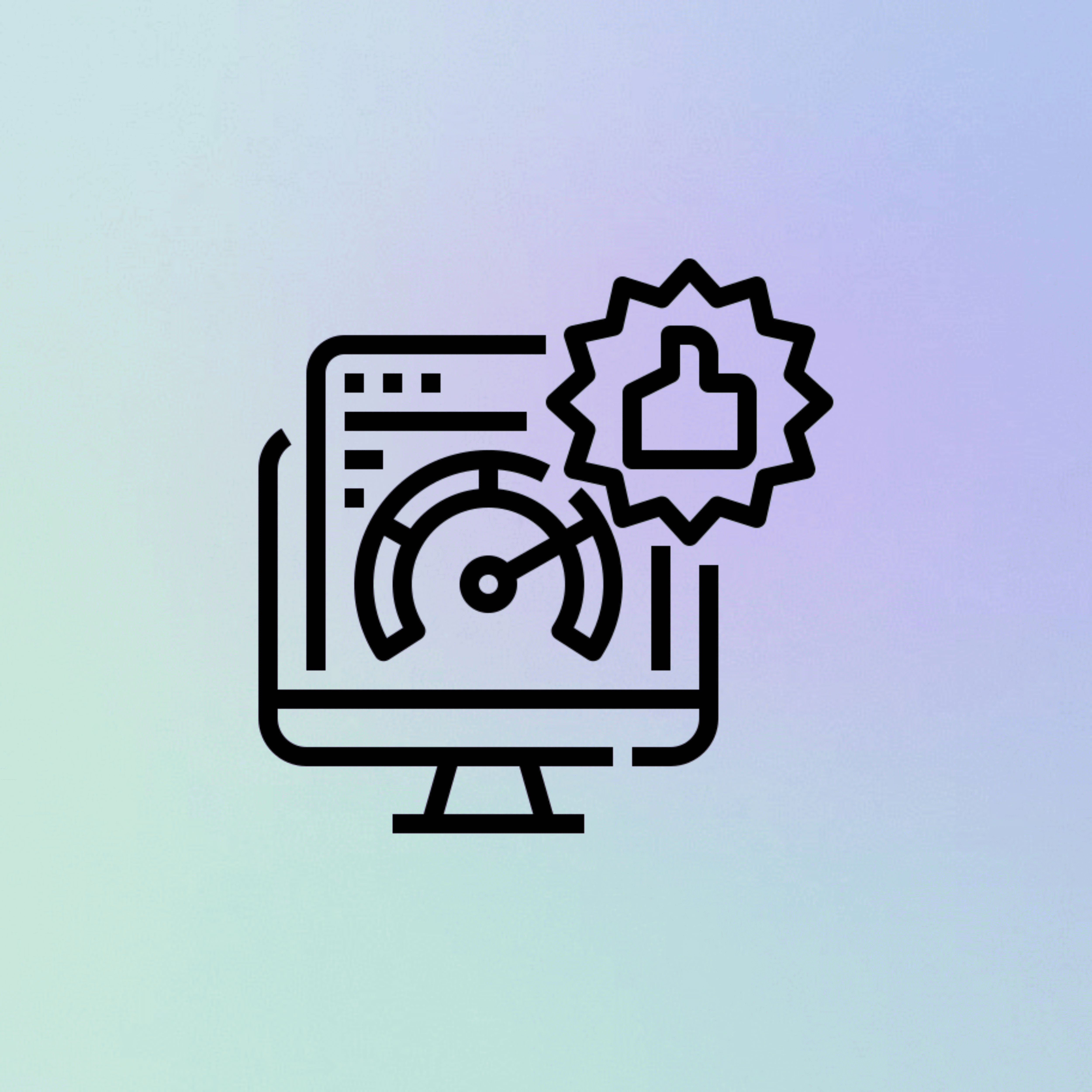 A dreamy purple, pink, and orange gradient.