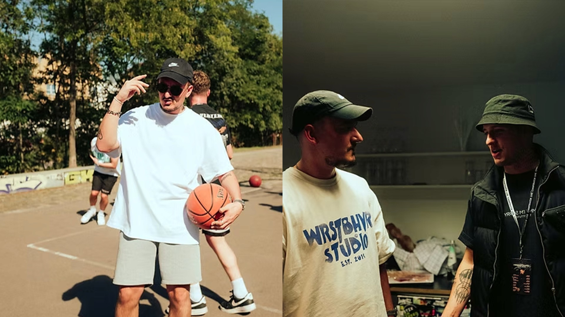 montez playing basketabll in leipzig 