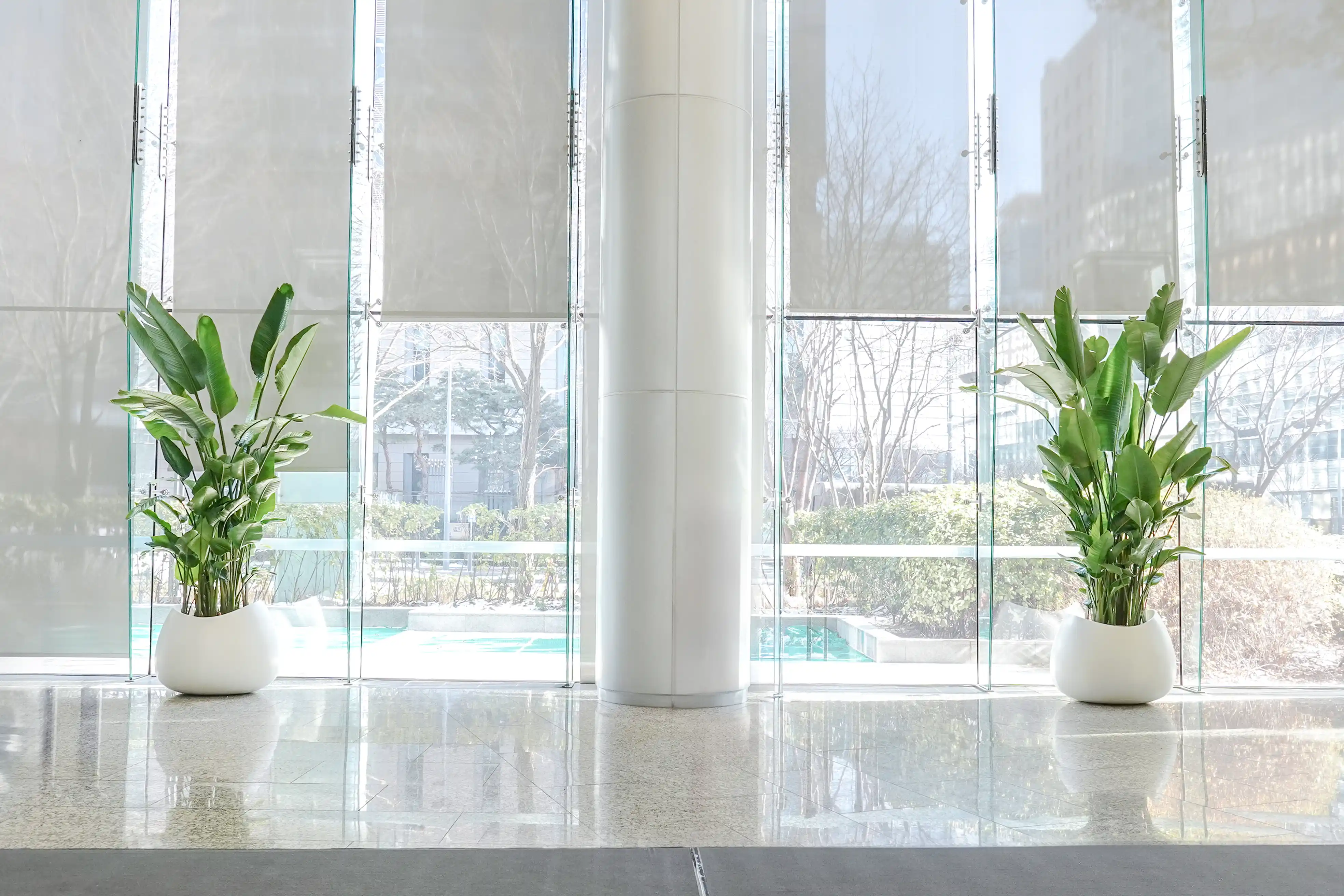 디자인화분을 활용한 에코피플 실내조경