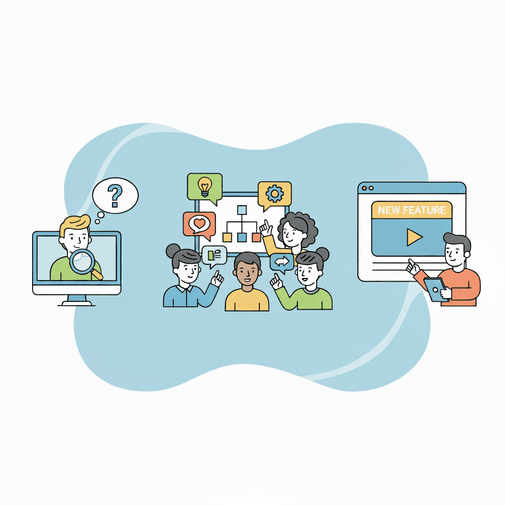 User research illustrations