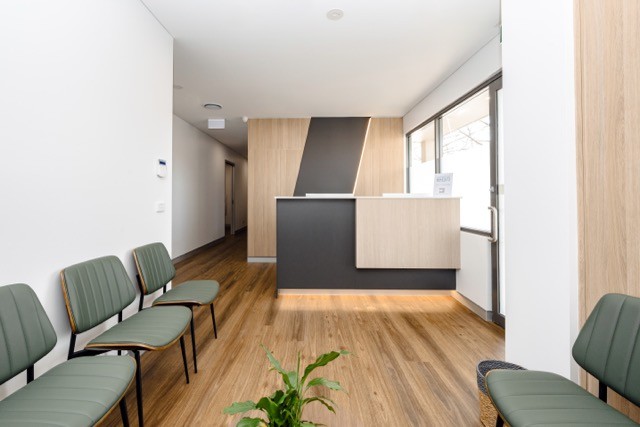 Front Service Table Area of Ultrasound CBR | Medical Fit-Out in Bruce by Recon Projects