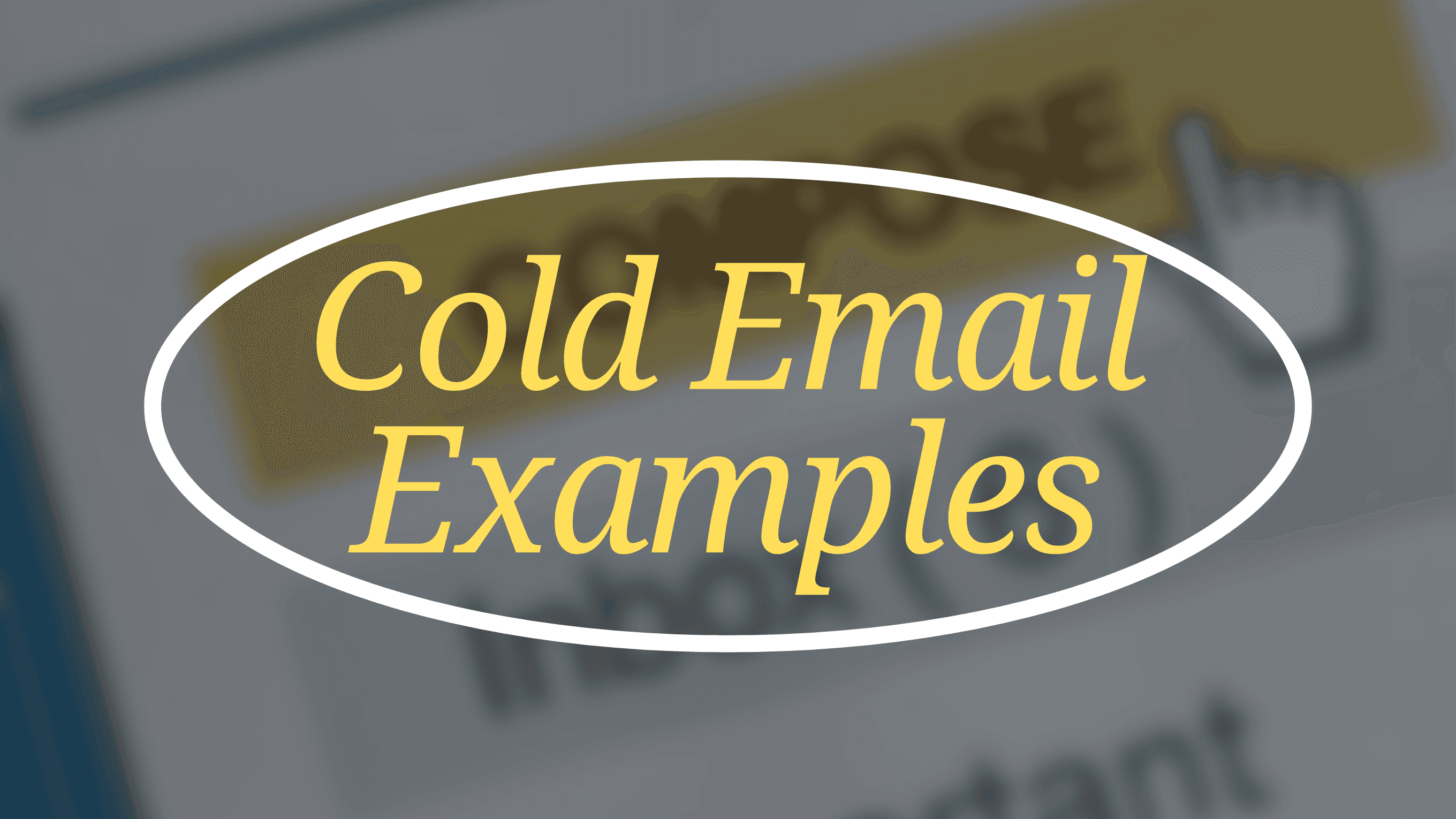 cold email picture illustration