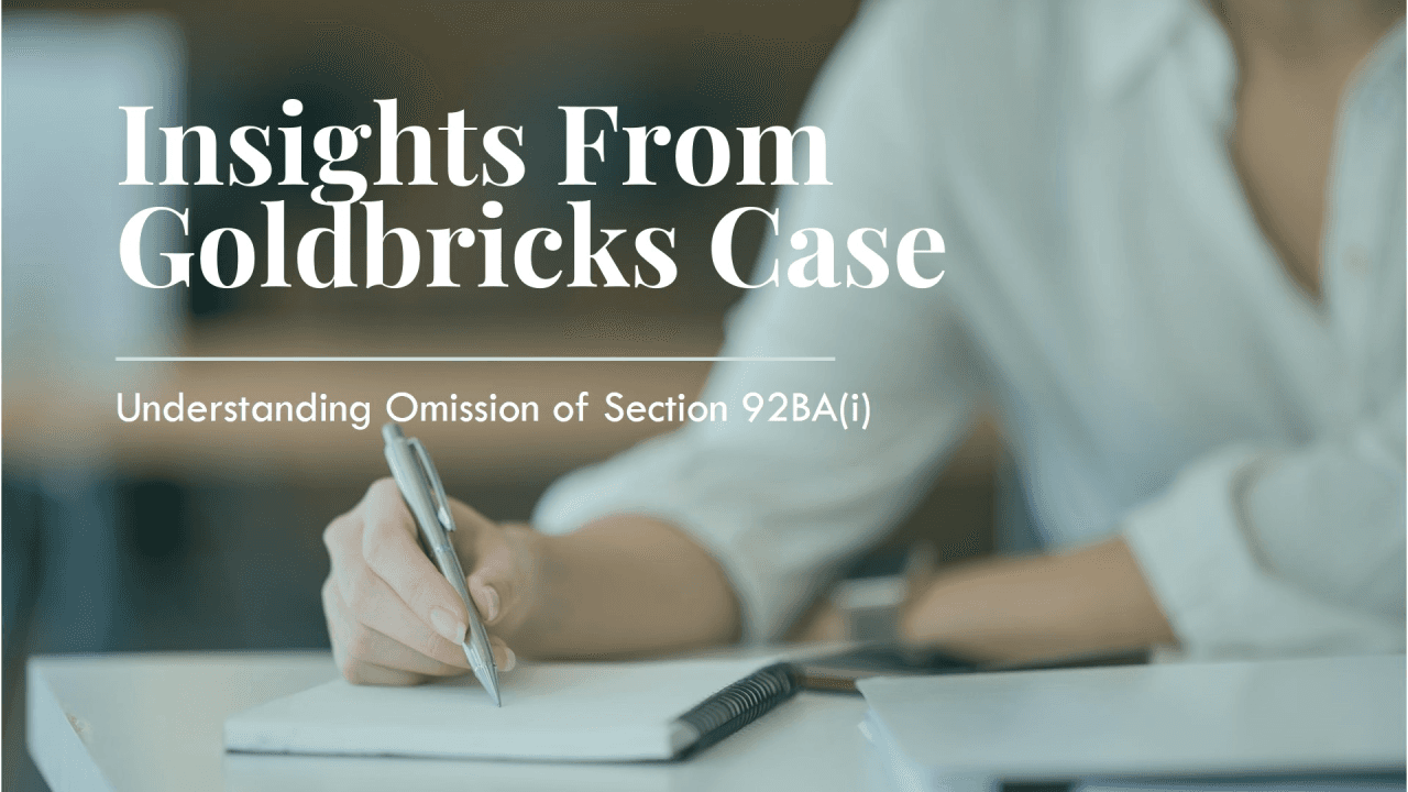 Understanding the Impact of Omission of Section 92BA(i) on Transfer Pricing Adjustments: Insights from the Goldbricks Infrastructure Case