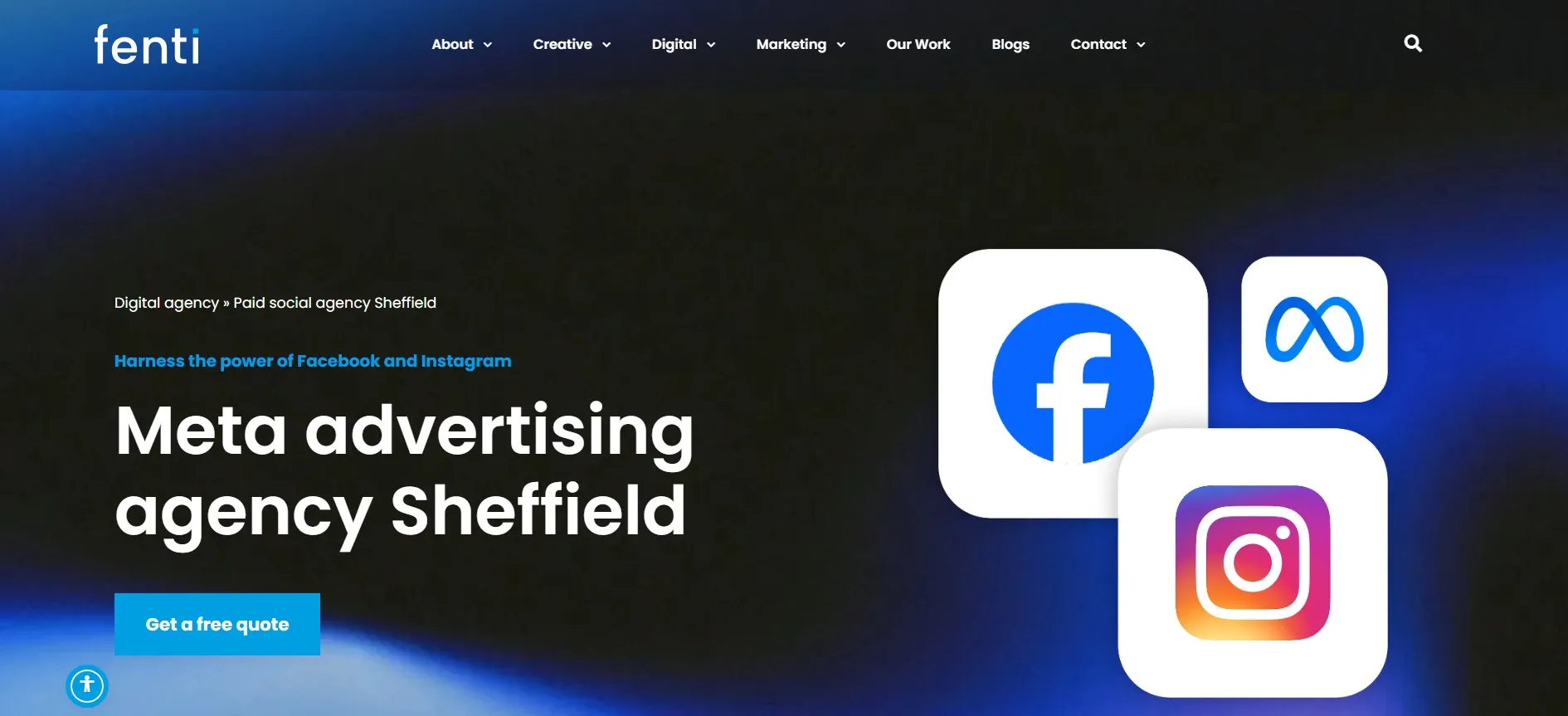 Fenti Marketing blending Meta and PPC growth.