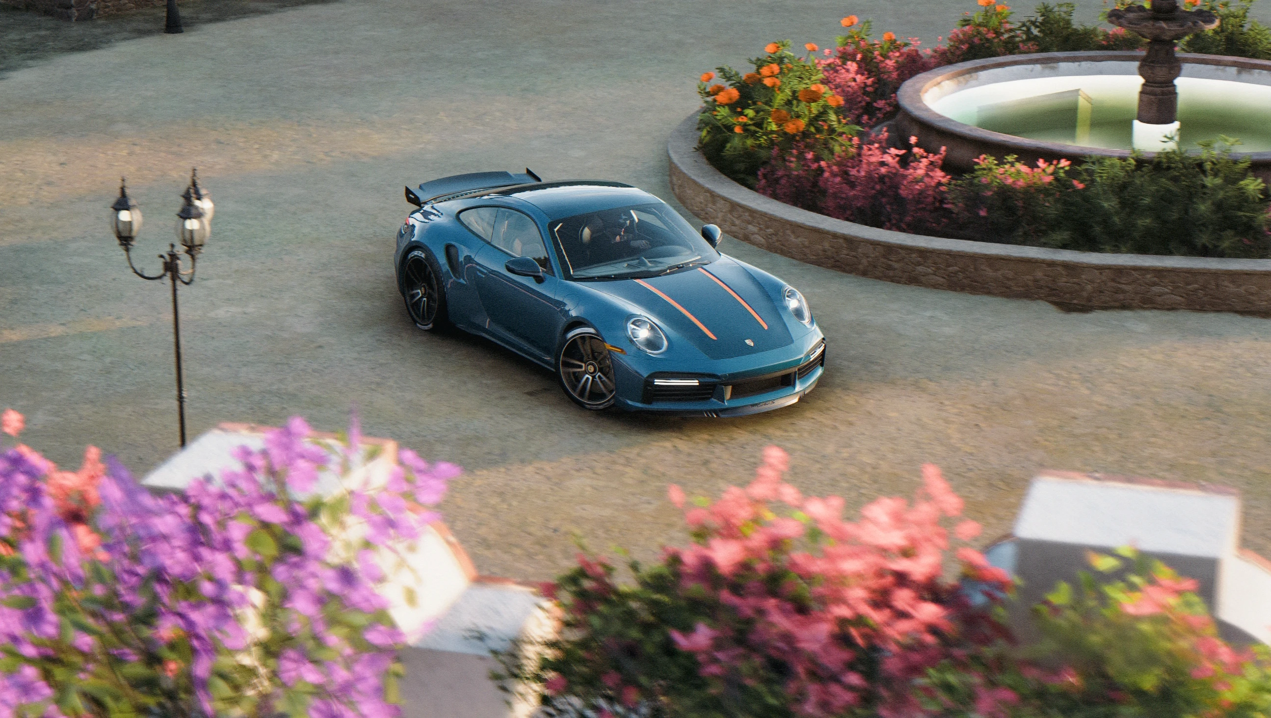 Porsche 911 Turbo S 2023 - Classic Blue