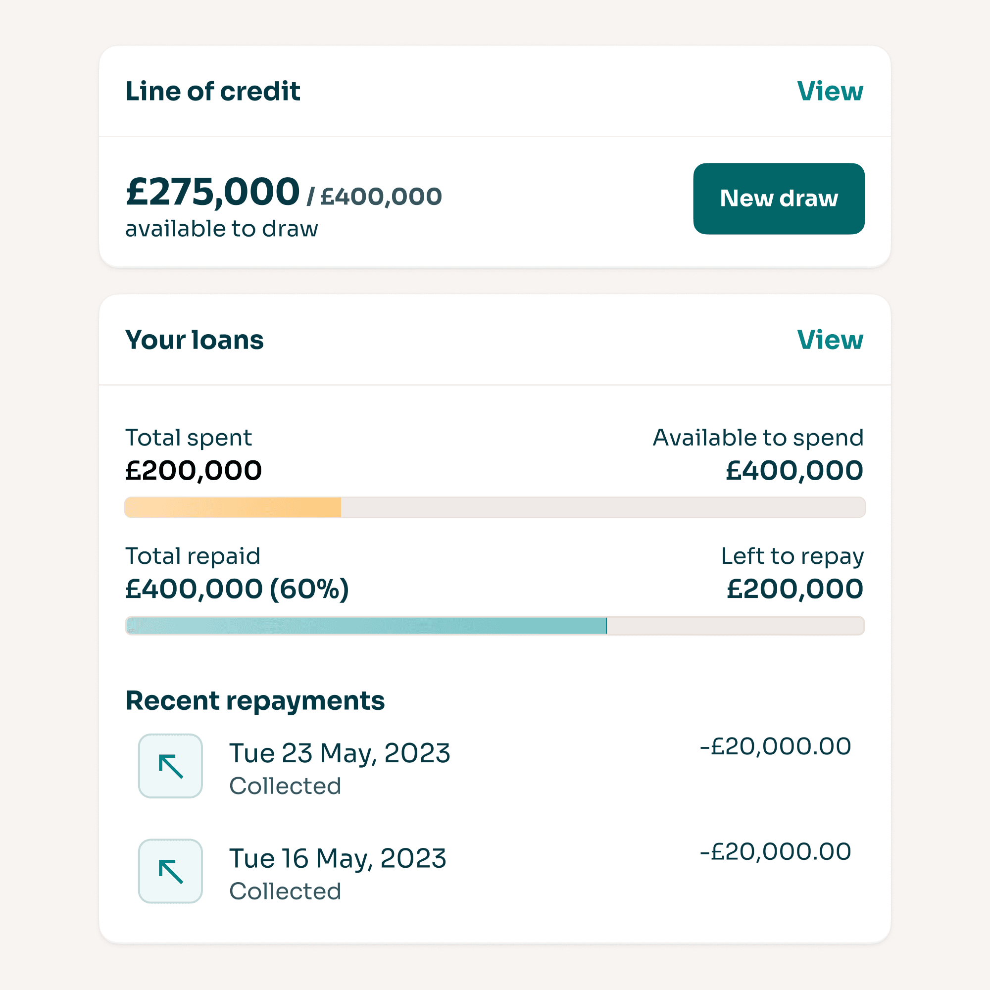 close up of the modal component asking the user to update their assessment question