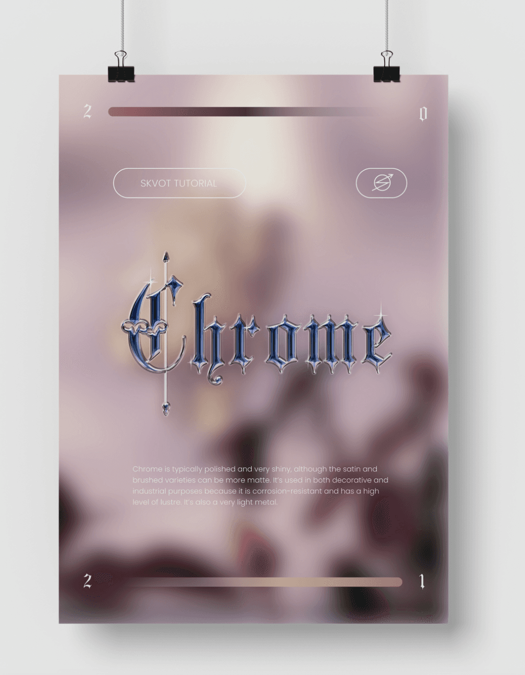 Black and white wave