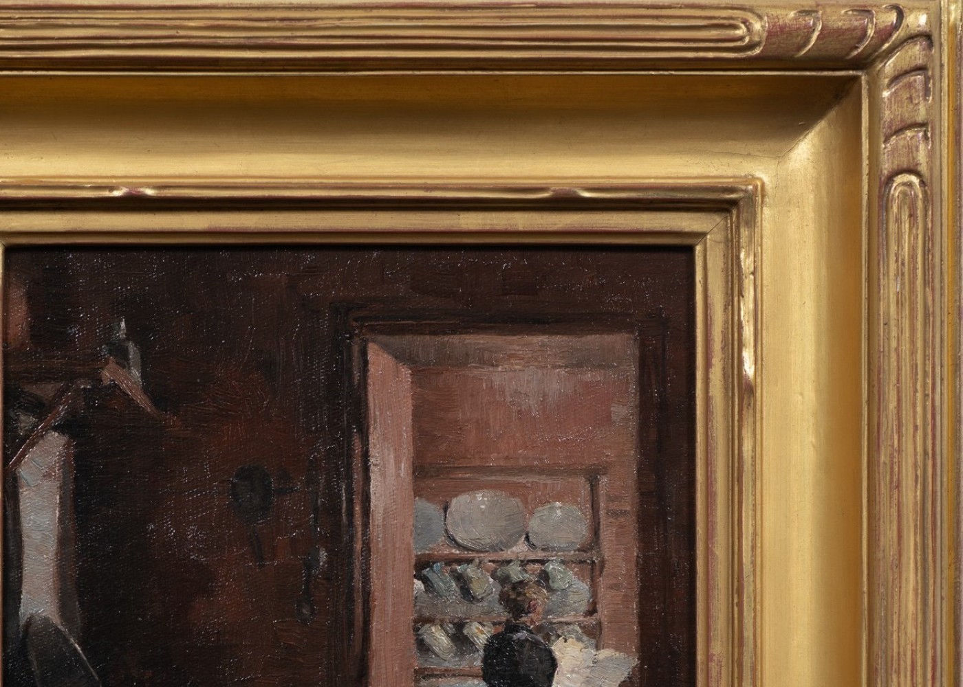 Ivor Cantrill, Ivor Doing Pottery, 1993, oil on board. Photo: Darron Davies.