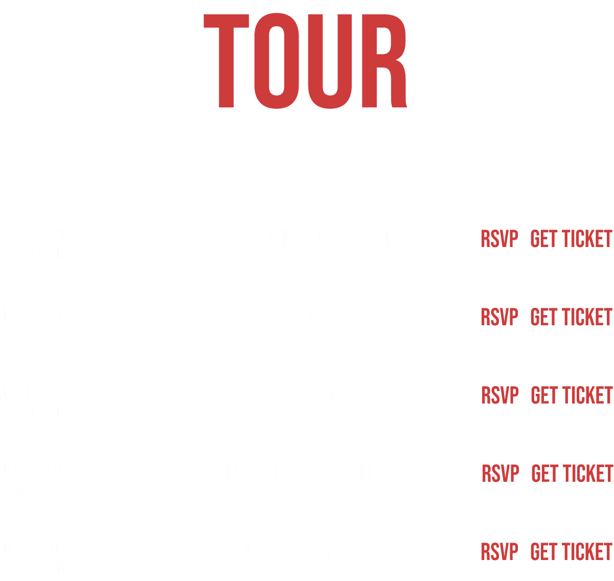 an image showing tour and date